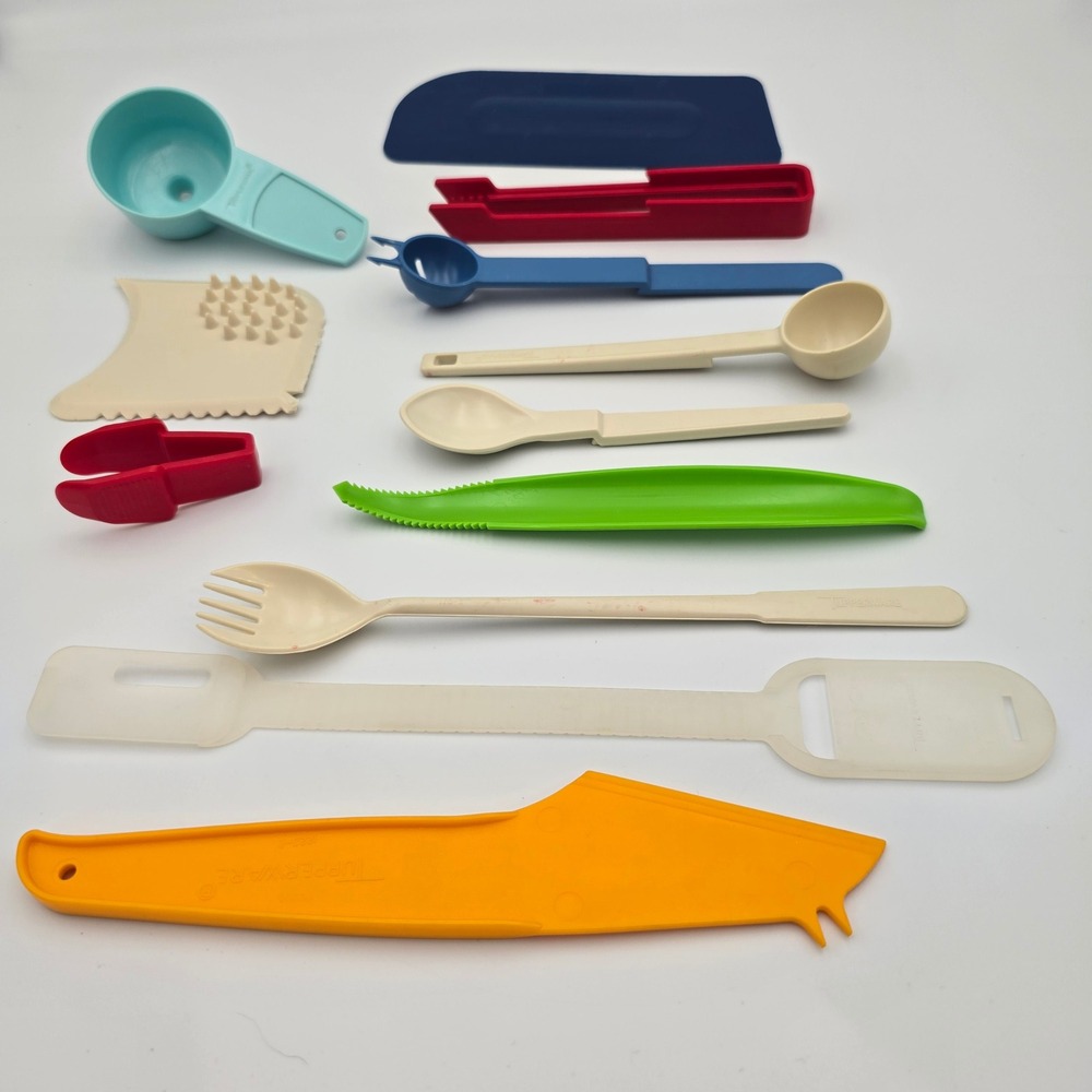 Vintage Tupperware Kitchen Gadgets 12pc Citrus Peeler Avocado Tool Lettuce Knife